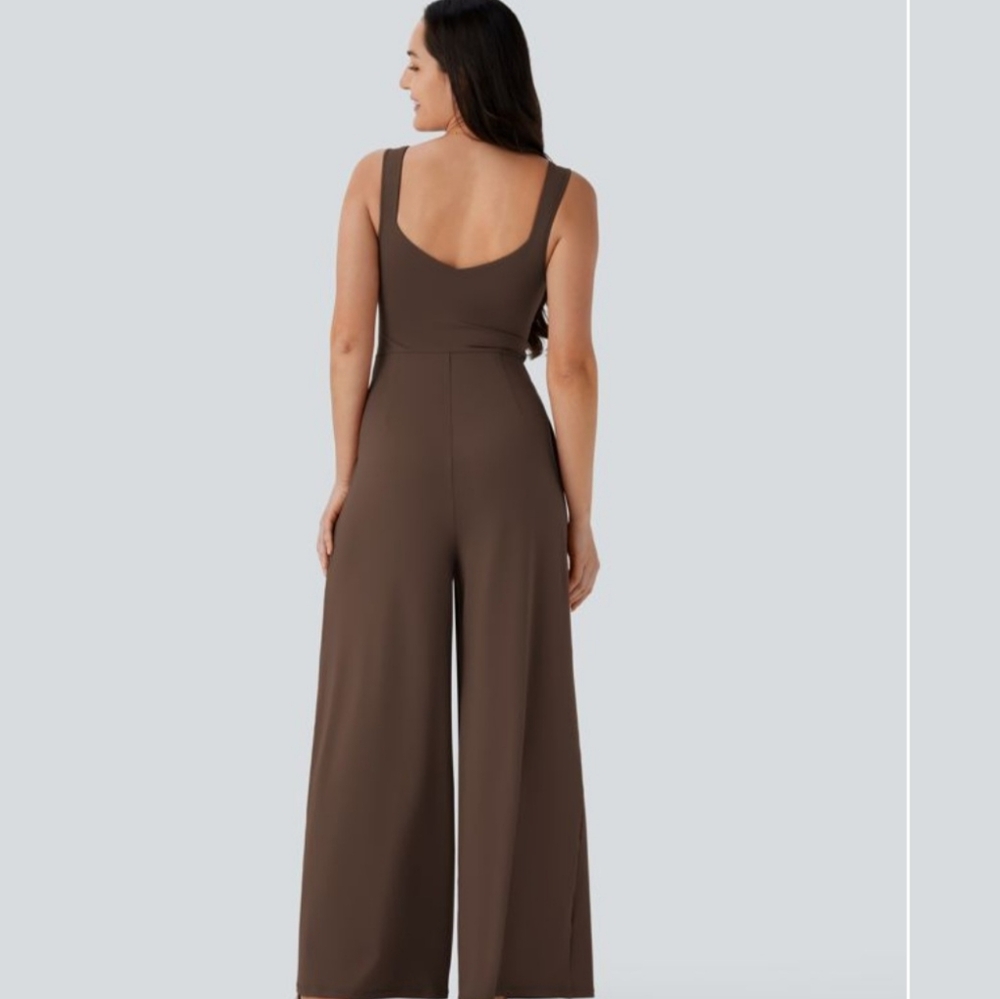 HALARA Chic Brown Jumpsuit - Picture 2 of 4